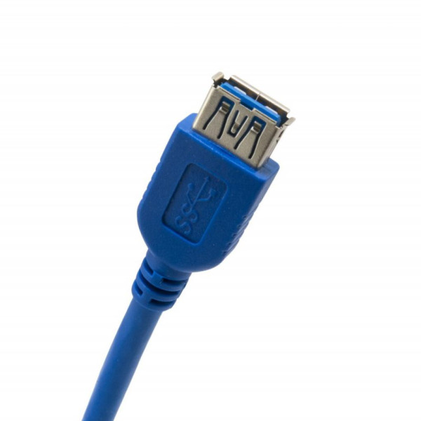 Кабель Extradigital USB 3.0 AM - AF, 1.5m, 28 AWG, Super Speed